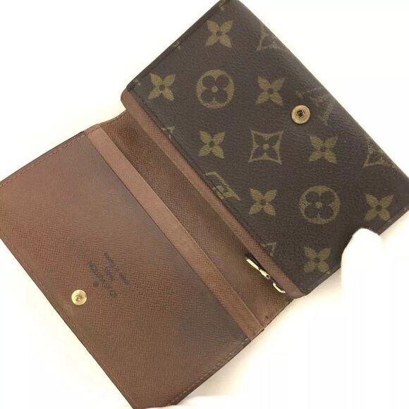 064141AW (K1) Louis Vuitton Wallet Porte Monnaie Brown Monogram - Picture 5 of 9